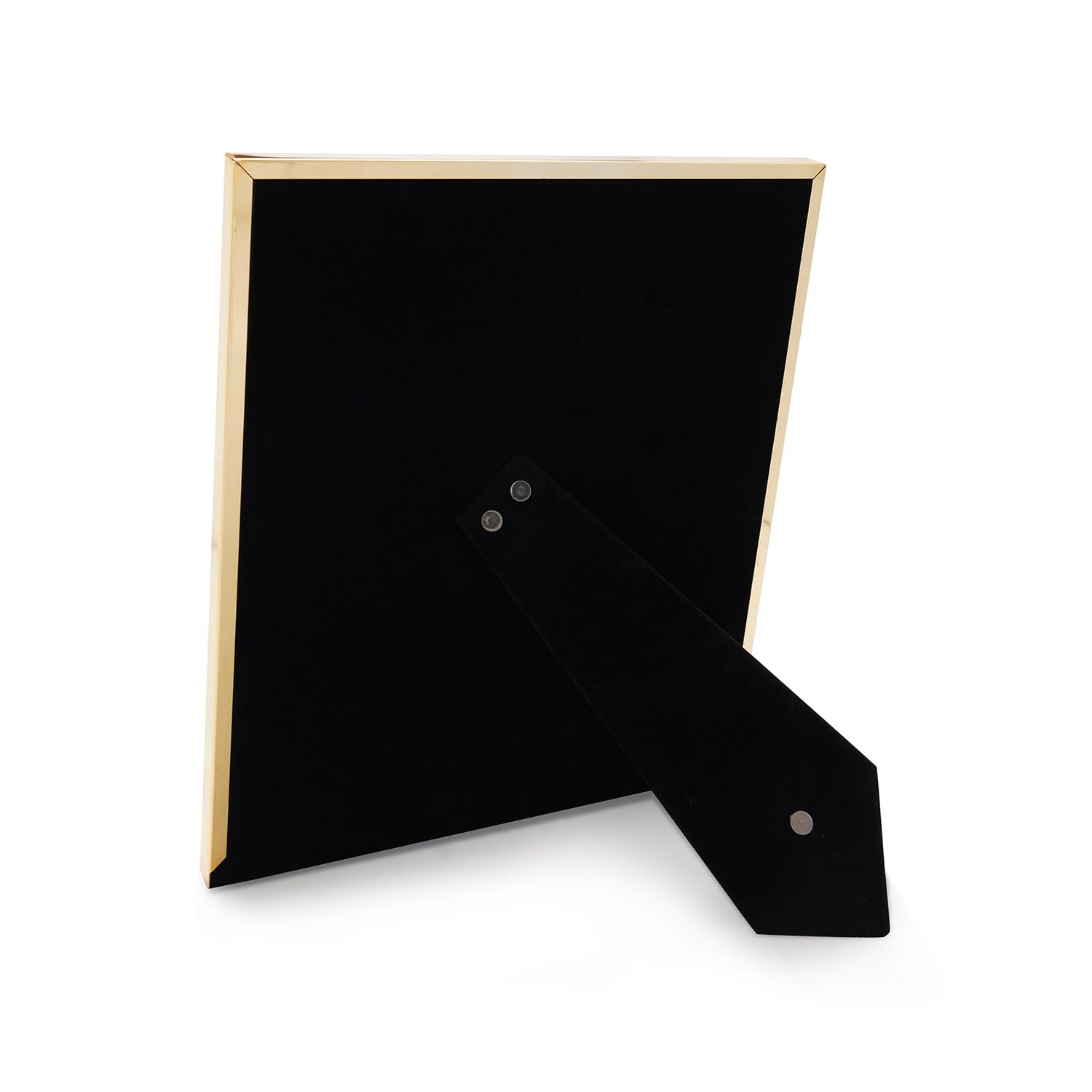 PURE HOME + LIVING Gold Plated Geometric Pattern Metal Photo Frame, Tabletop Gold Plated Photoframe With Metel Finish Picture Frames Home & Wall Decoration (8X10 Inches,Pack Of 1) - Image 3