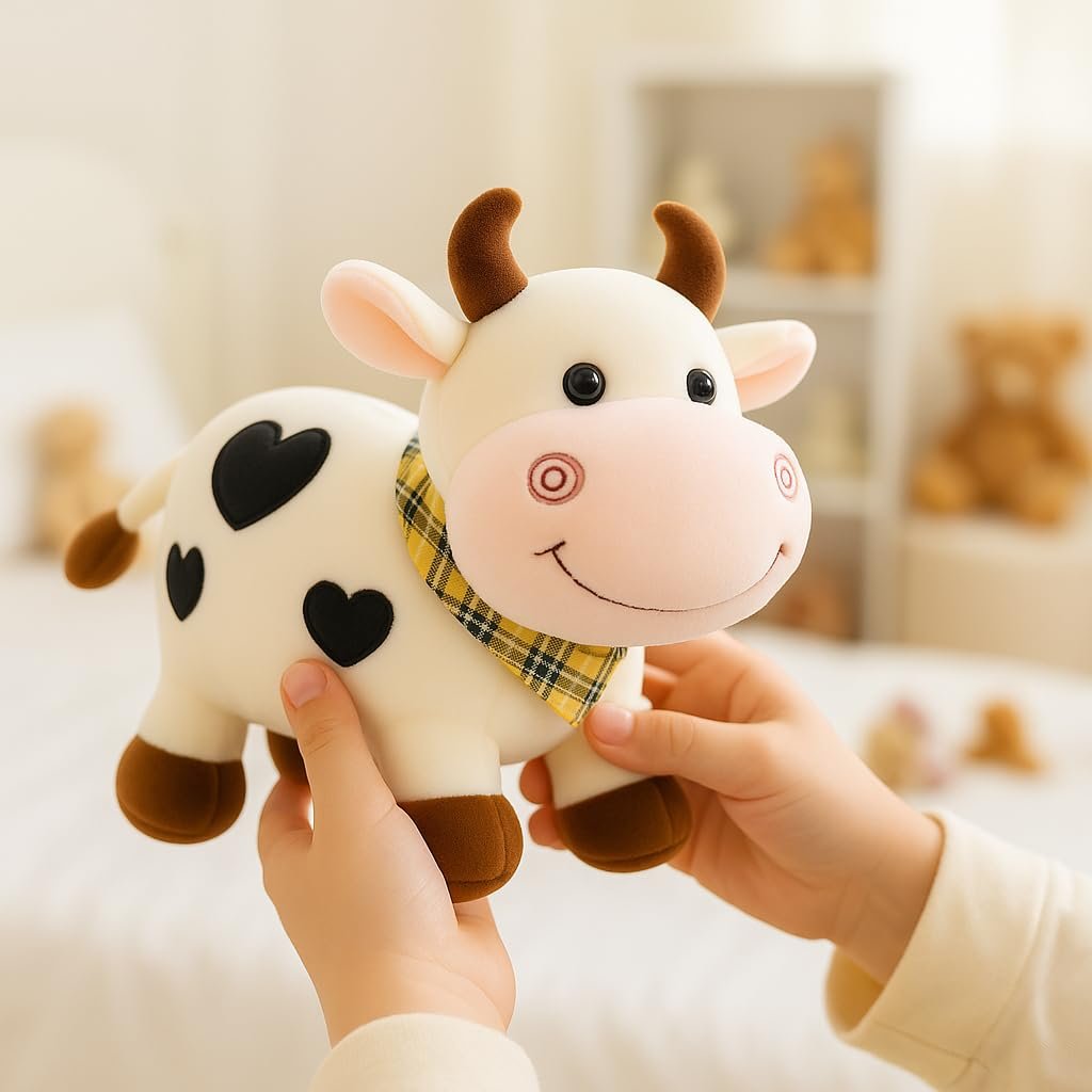Babique Cow Tremp Plush Soft Toy Cute Kids Animal Home Decor Boys/Girls (Pack of 1)(30 cm) - Image 2