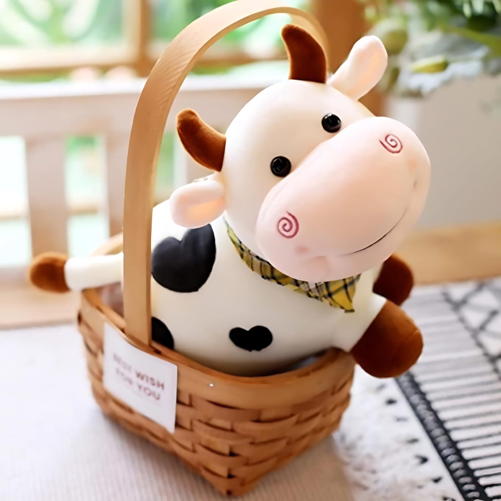 Babique Cow Tremp Plush Soft Toy Cute Kids Animal Home Decor Boys/Girls (Pack of 1)(30 cm) - Image 5