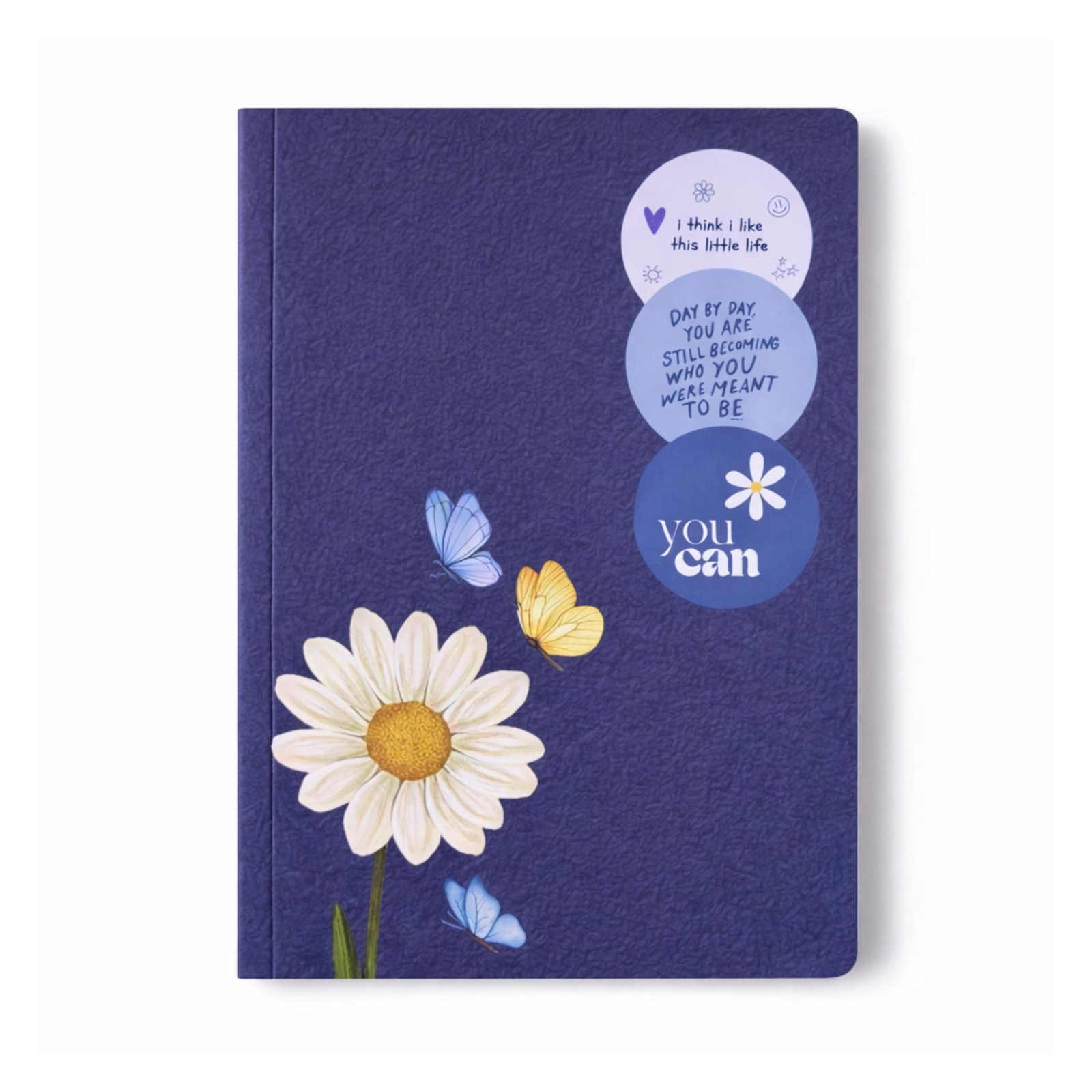 CRAFTOPIX Motivational Floral A5 Notebook Diary | 192 pages Softbound