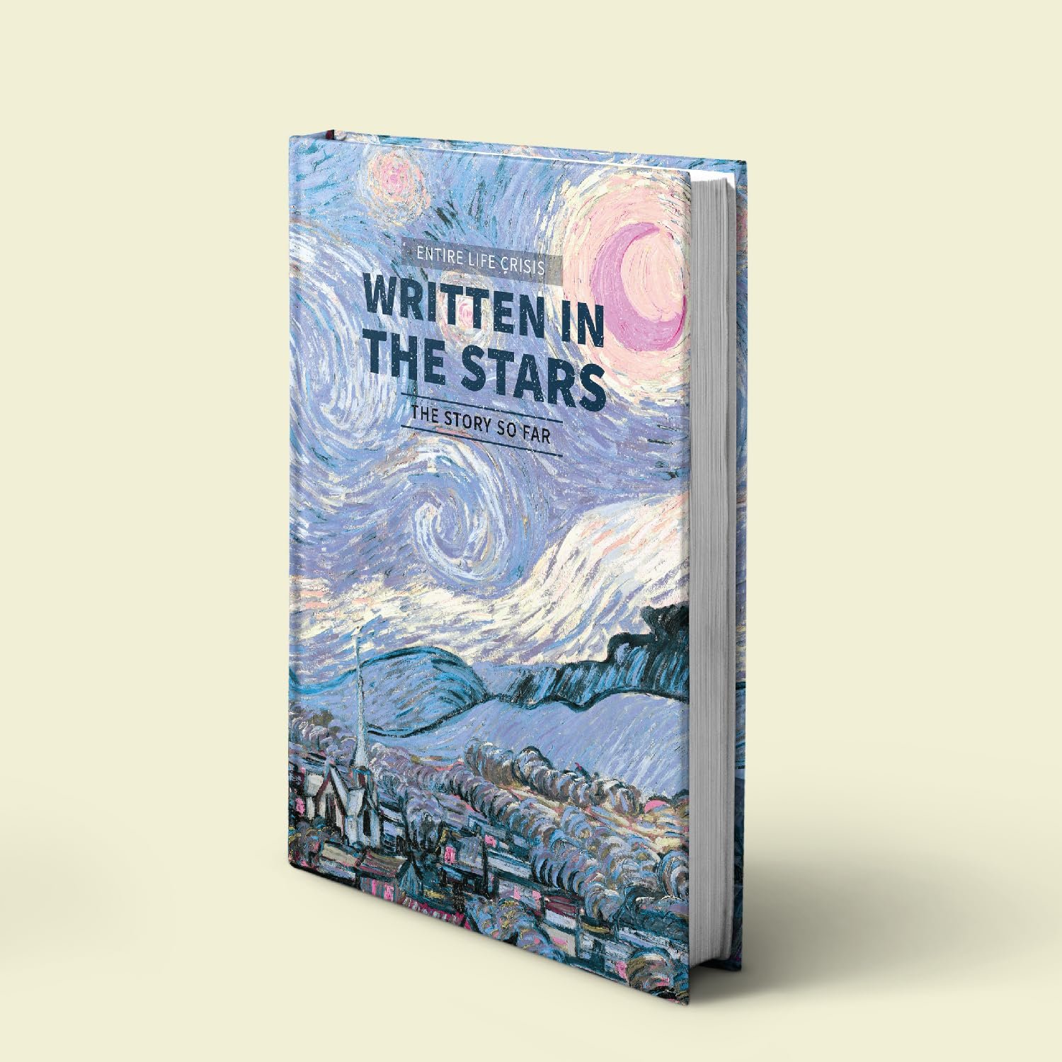 Hard Cover Diary for Office, Writing & Sketching -Van Gogh Inspired Unruled A5 Size HardBound Journal with 200 Pages, 80 GSM Non-Bleed Paper, Study Planner Notebook for Students & Artists-Starry Night - Image 2