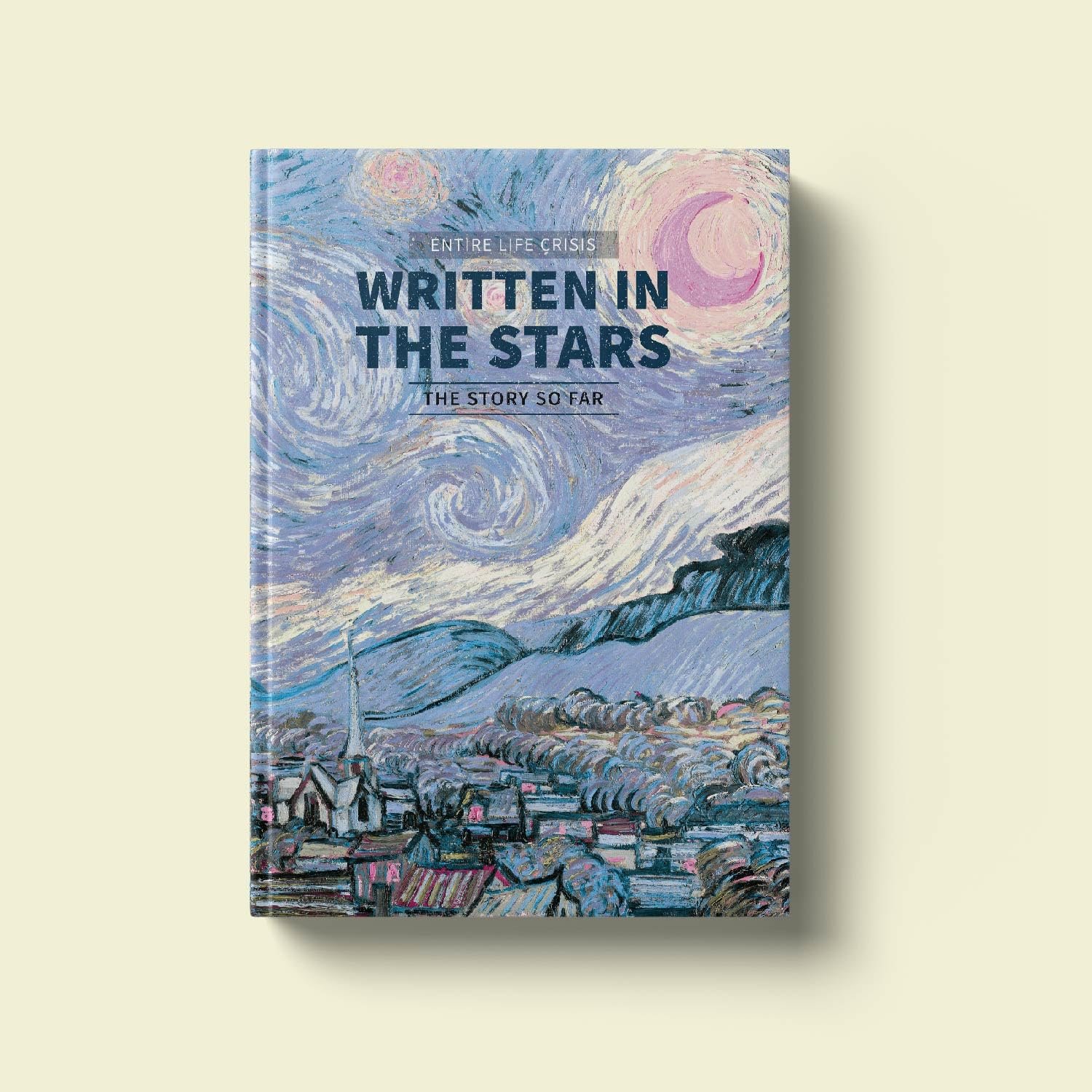 Hard Cover Diary for Office, Writing & Sketching -Van Gogh Inspired Unruled A5 Size HardBound Journal with 200 Pages, 80 GSM Non-Bleed Paper, Study Planner Notebook for Students & Artists-Starry Night