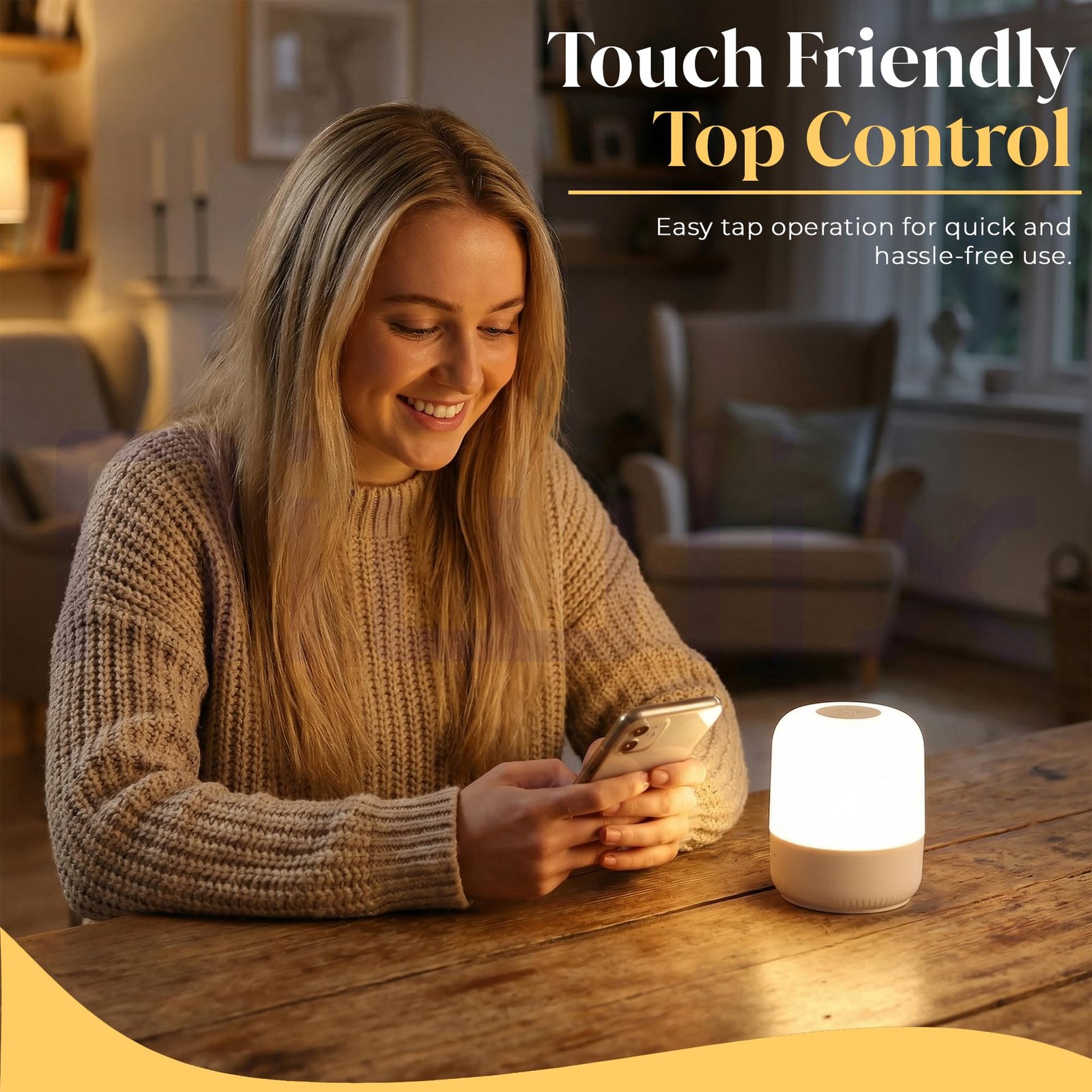 Touch Control Night Light Table Lamp - Image 7