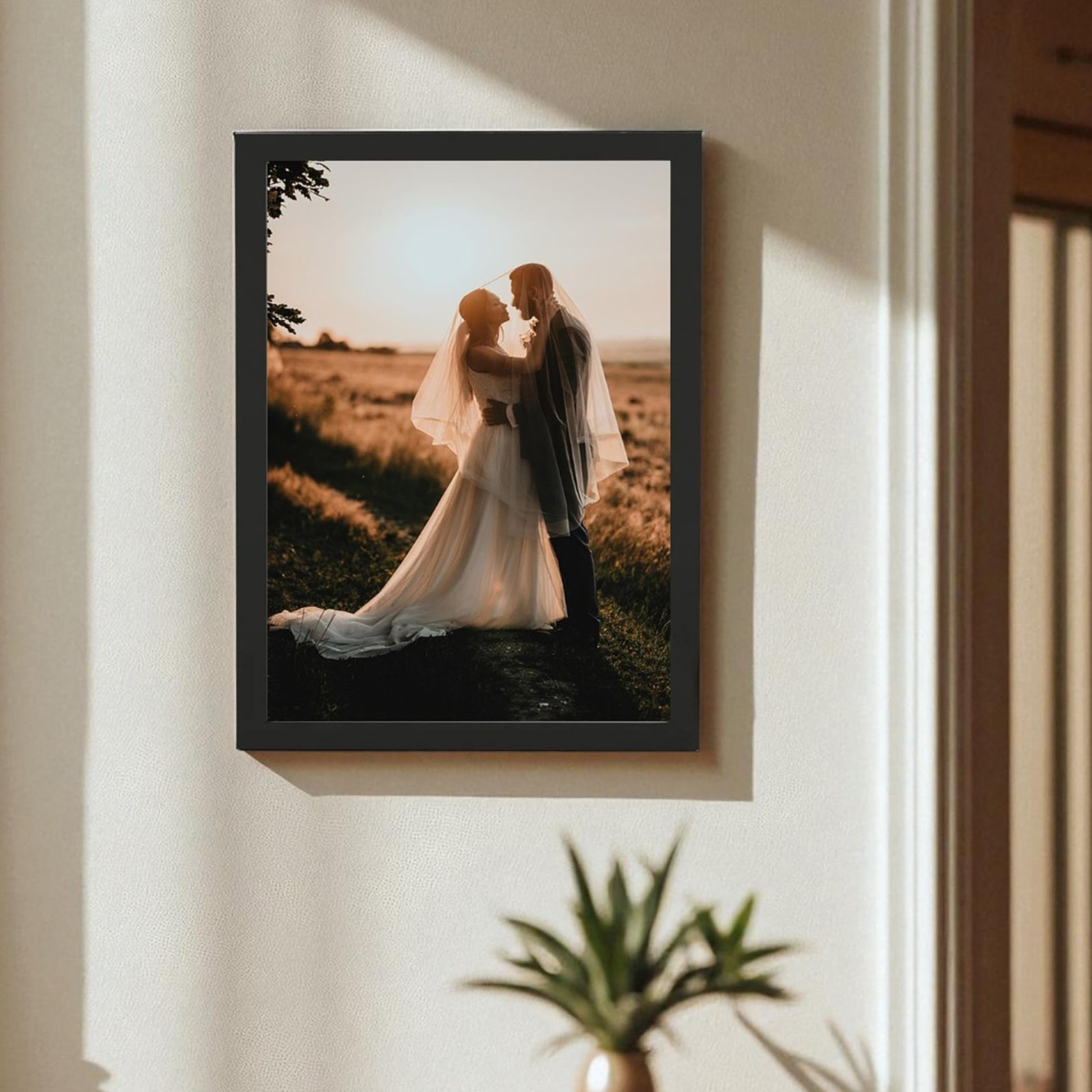 Art Street A4 Document Photo Frame Set of 2 Black Photo Frames for Home and Office decoration (Photo Size 8 x 12 Inches) - Image 6